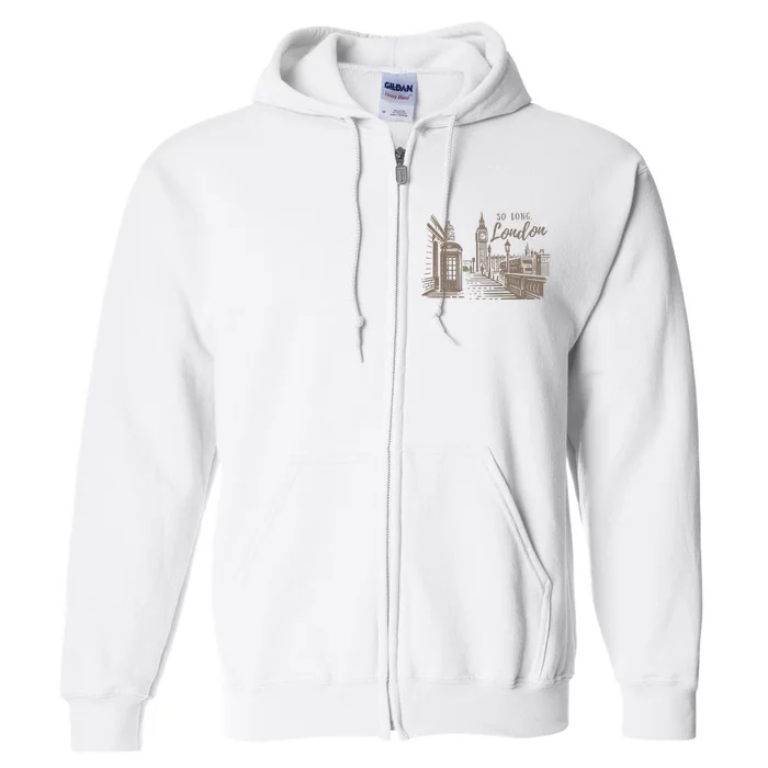 So Long London Ttpd Album Full Zip Hoodie