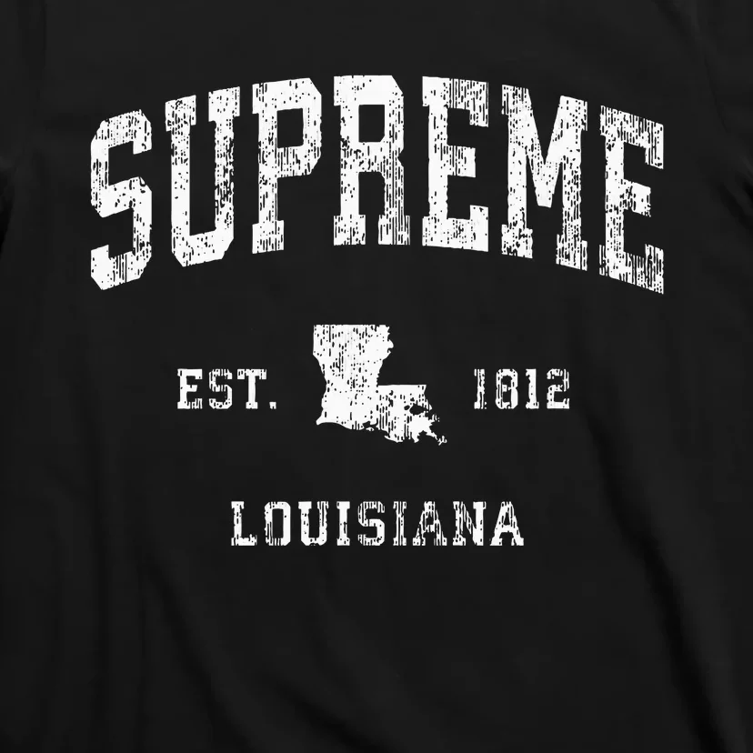 Supreme Louisiana La Vintage Athletic T-Shirt