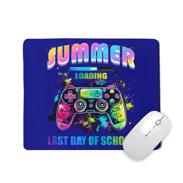 Summer Loading Last Day Of School For Gamer Teacher Student Cool Gift Mousepad