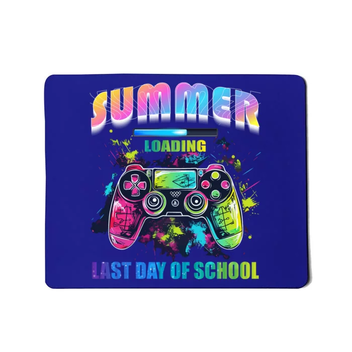 Summer Loading Last Day Of School For Gamer Teacher Student Cool Gift Mousepad