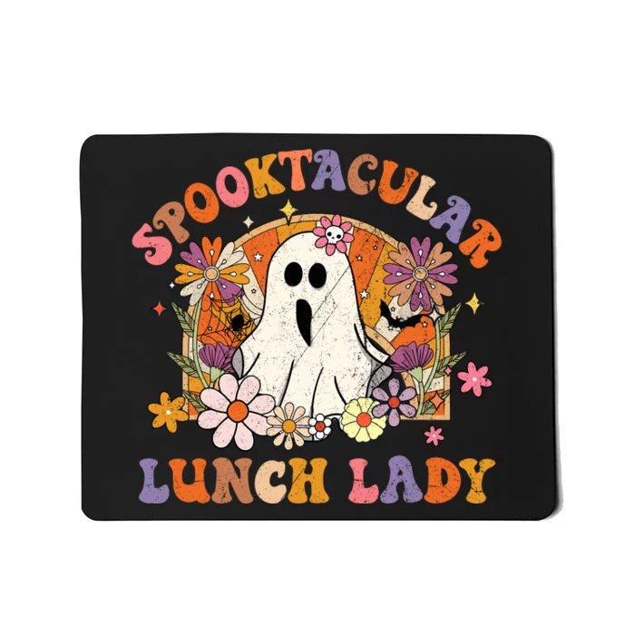 Spooktacular Lunch Lady Happy Halloween Spooky Matching Mousepad