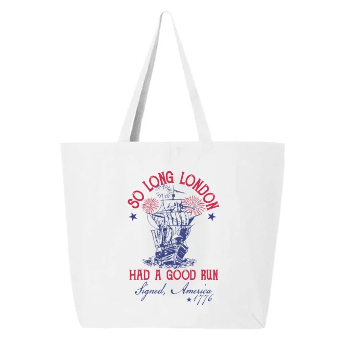 So Long London 4 Of July 25L Jumbo Tote