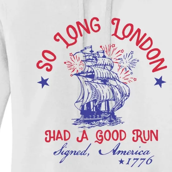 So Long London 4 Of July Women's Pullover Hoodie