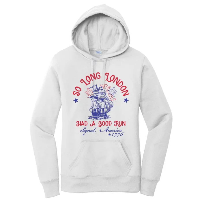 So Long London 4 Of July Women's Pullover Hoodie