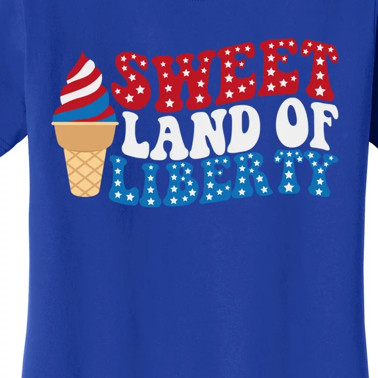 Sweet Land Liberty 4th Of July / Funny Independence Usa Day Great Gift Women's T-Shirt