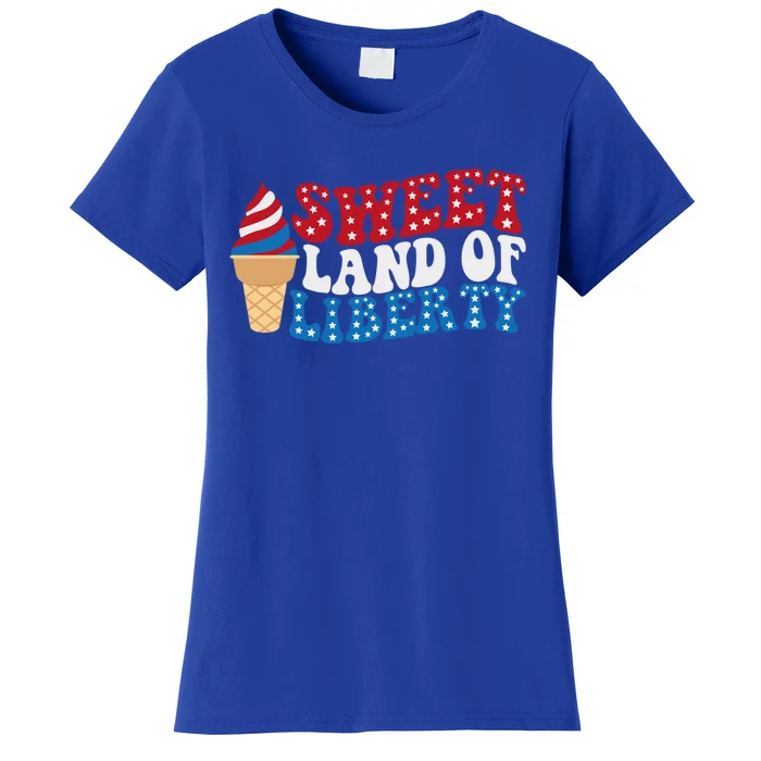 Sweet Land Liberty 4th Of July / Funny Independence Usa Day Great Gift Women's T-Shirt