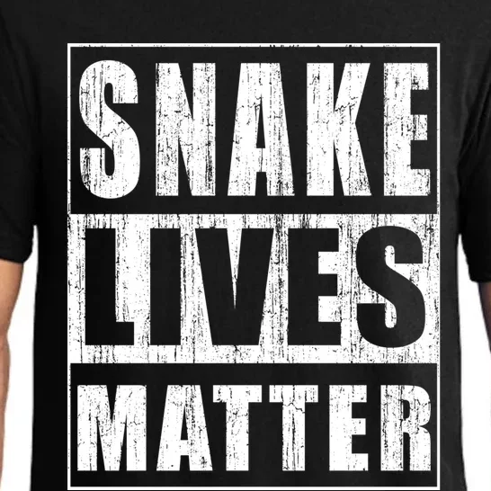 Snake Lives Matter Funny Gift For Herpetologist Gift Pajama Set