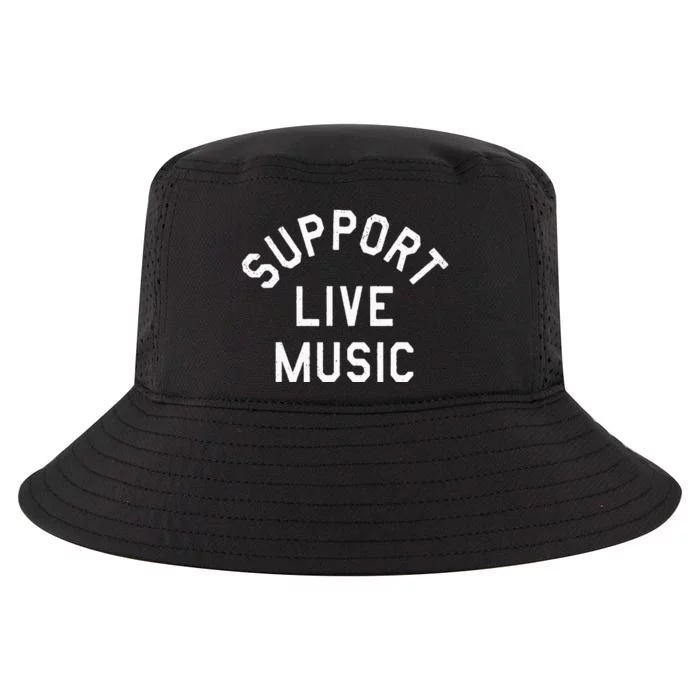 Support Live Music Cool Comfort Performance Bucket Hat