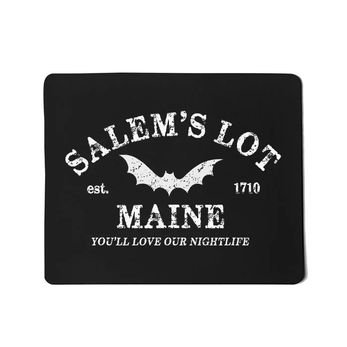 SalemS Lot Maine Nightlife Vampire Bat Mousepad