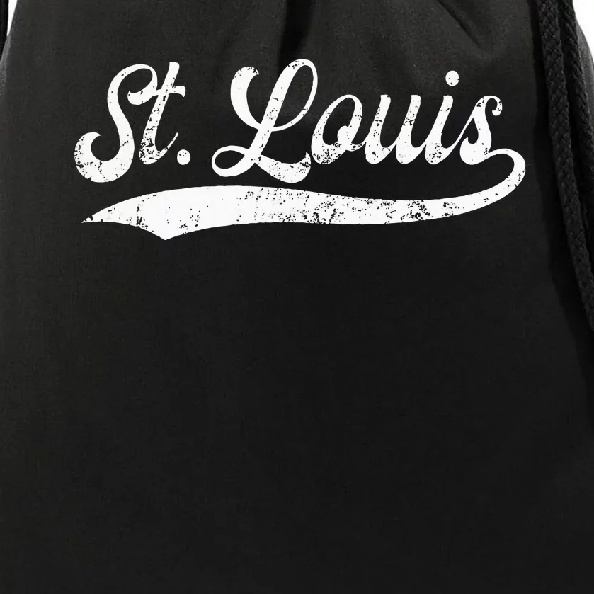 St Louis Missouri Distressed Mo Apparel Drawstring Bag