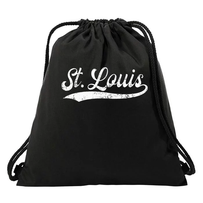 St Louis Missouri Distressed Mo Apparel Drawstring Bag