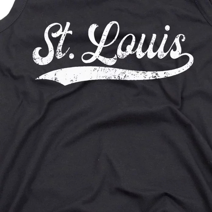 St Louis Missouri Distressed Mo Apparel Tank Top