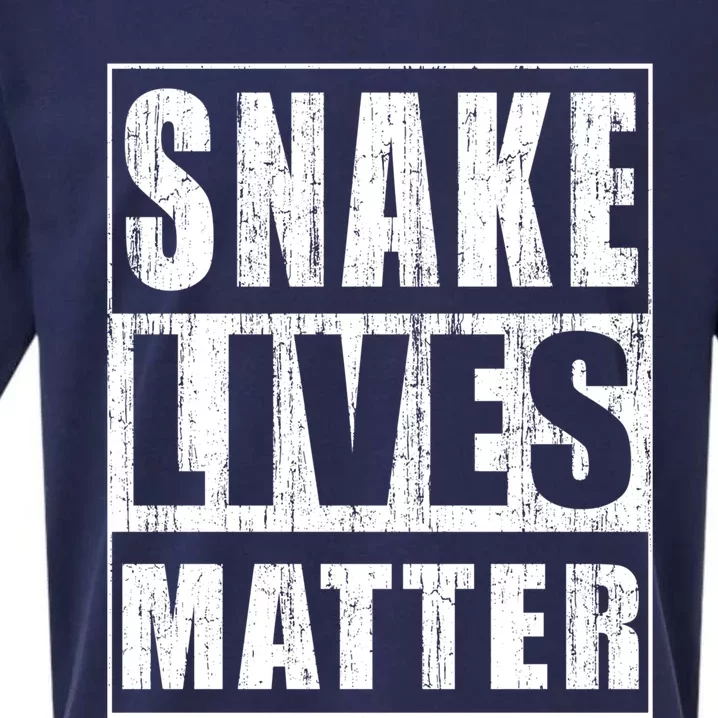 Snake Lives Matter Funny Gift For Herpetologist Gift Sueded Cloud Jersey T-Shirt