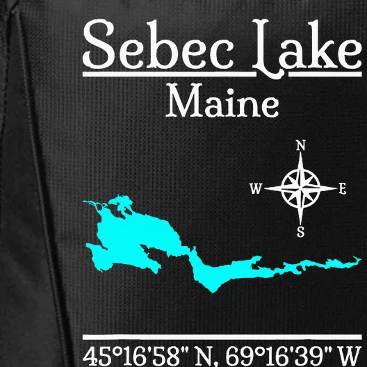 Sebec Lake Maine City Backpack