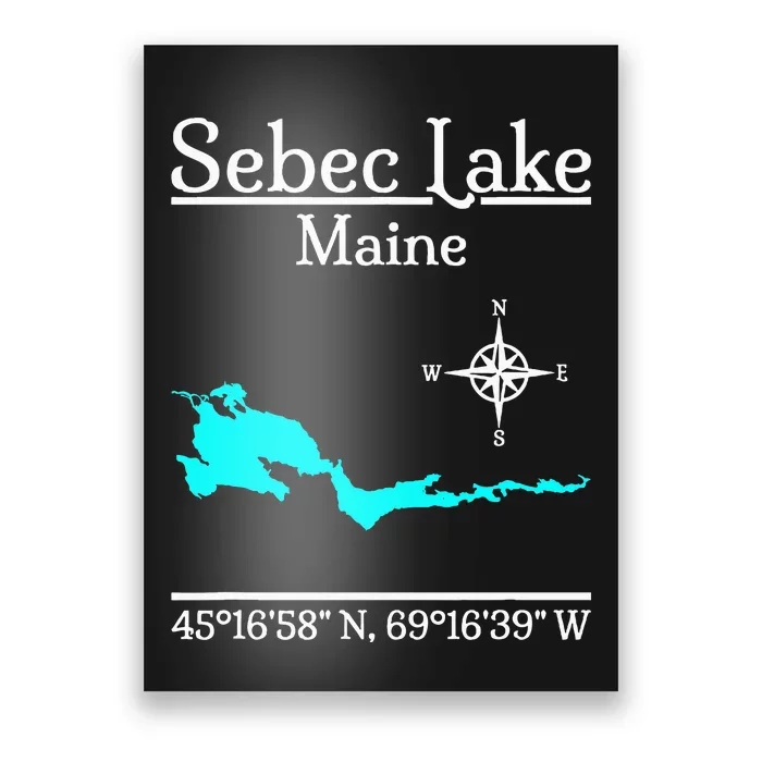 Sebec Lake Maine Poster