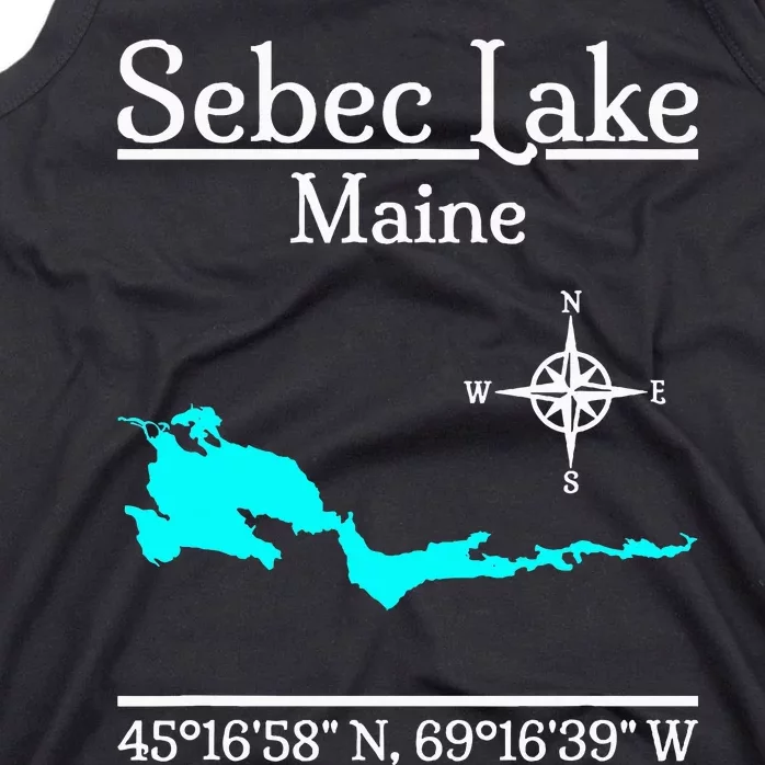 Sebec Lake Maine Tank Top