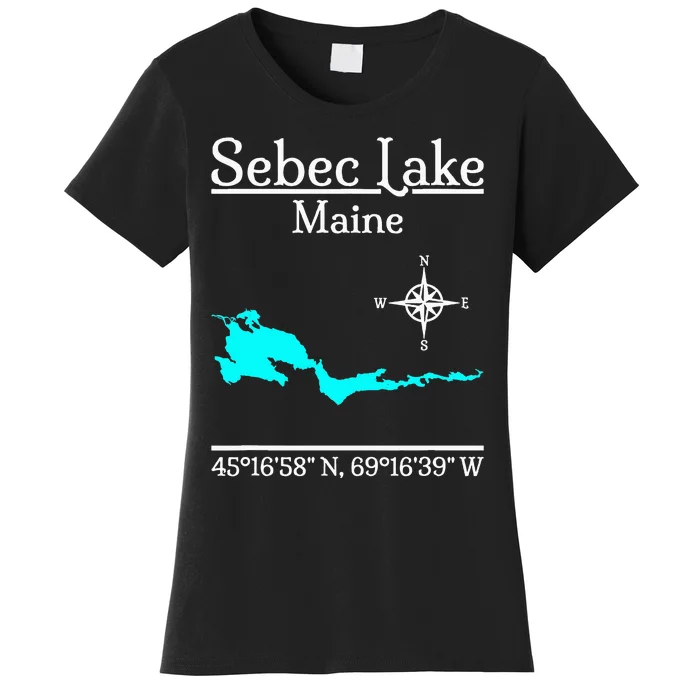 Sebec Lake Maine Women's T-Shirt