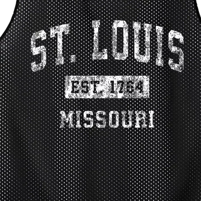 St. Louis Missouri Mo Vintage Established Sports Mesh Reversible Basketball Jersey Tank