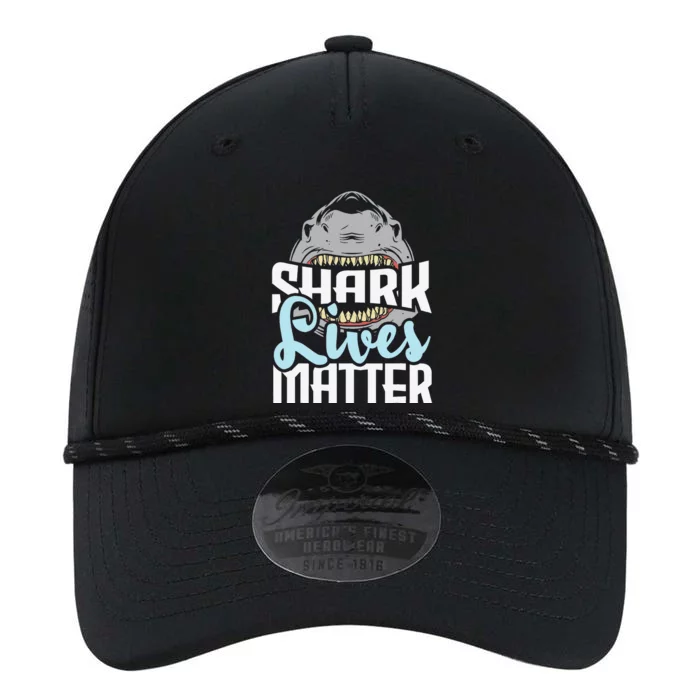 Shark Lives Matter Wildlife Marine Biologist Shark Lovers Performance The Dyno Cap