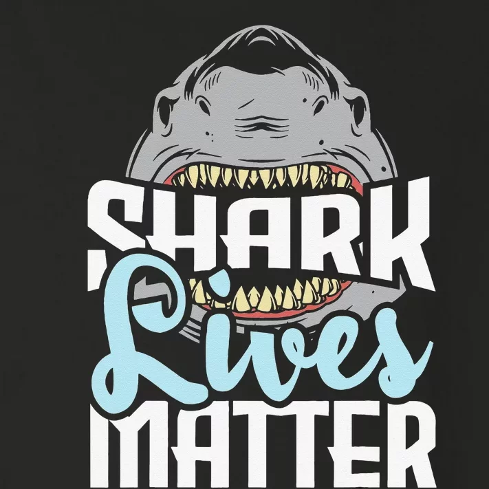 Shark Lives Matter Wildlife Marine Biologist Shark Lovers Toddler Long Sleeve Shirt