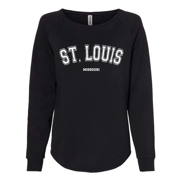 St Louis Missouri Womens California Wash Sweatshirt