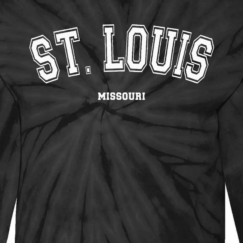 St Louis Missouri Tie-Dye Long Sleeve Shirt