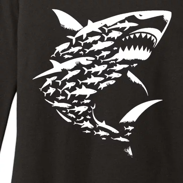 Shark Lover Marine Biology Animal Science Womens CVC Long Sleeve Shirt