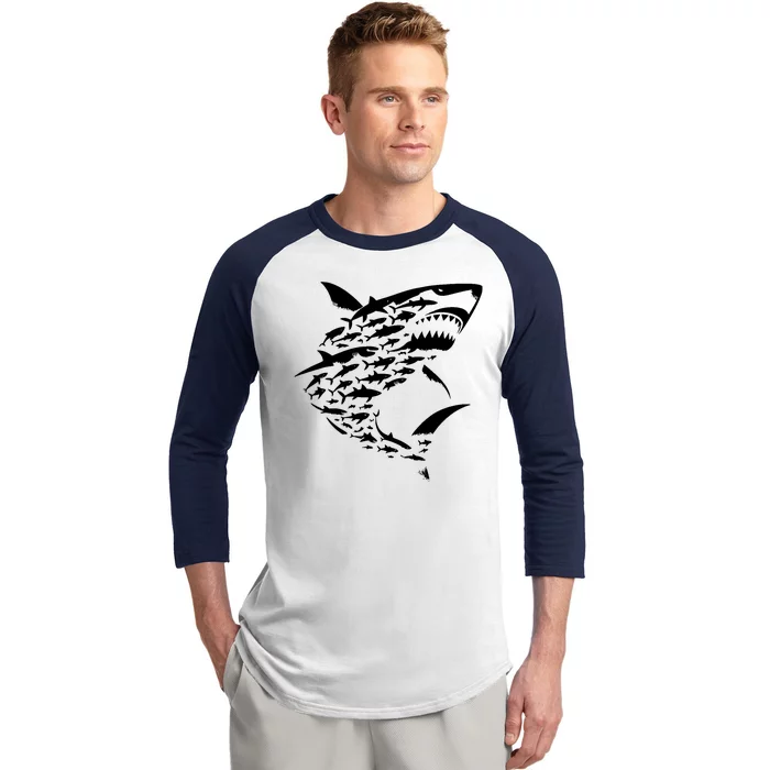 Shark Lover Marine Biology Animal Science Baseball Sleeve Shirt