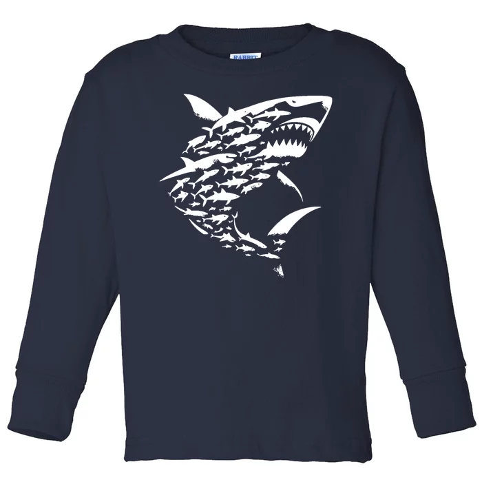 Shark Lover Marine Biology Animal Science Toddler Long Sleeve Shirt