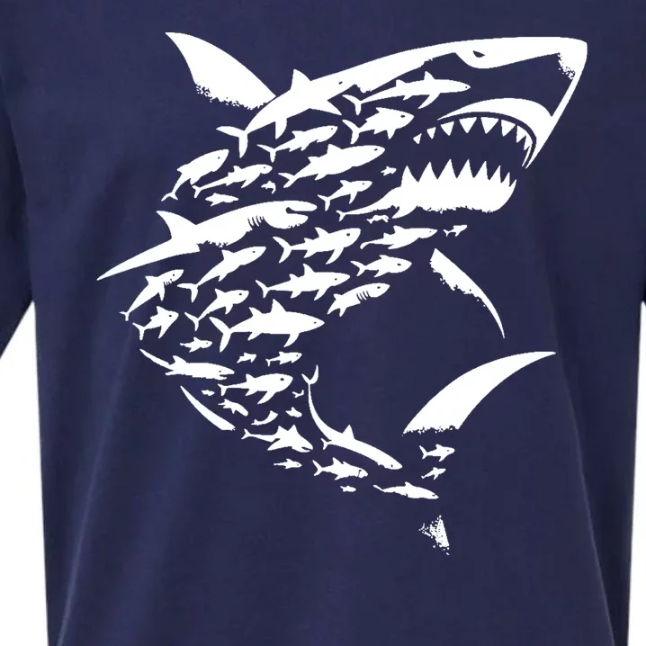 Shark Lover Marine Biology Animal Science Sueded Cloud Jersey T-Shirt