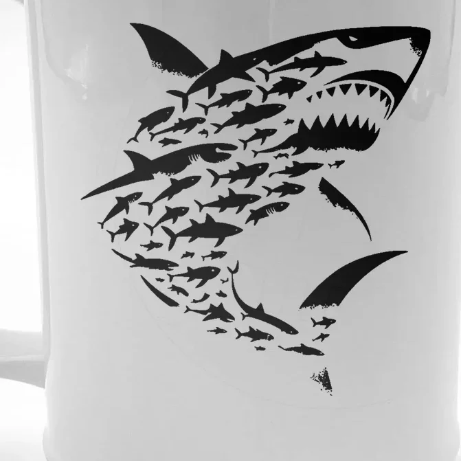 Shark Lover Marine Biology Animal Science Front & Back Beer Stein