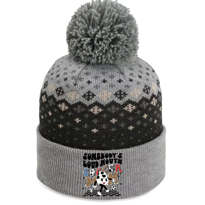 Somebody's Loud Mouth Soccer Mom Bball Mom Quotes The Baniff Cuffed Pom Beanie