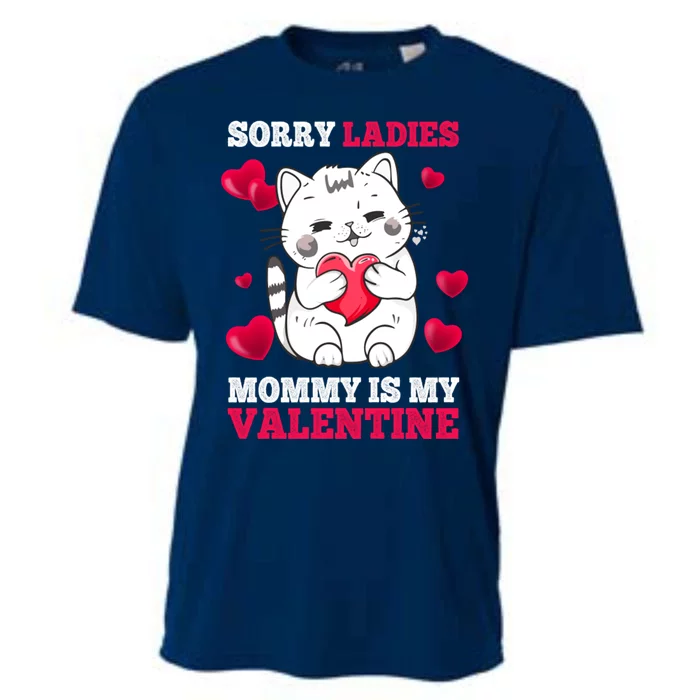 Sorry Ladies Mommy Is My Valentine Happy Valentines Day 2024 Cooling Performance Crew T-Shirt