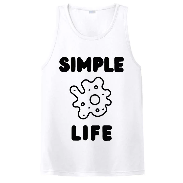 Simple Life Minimalist Inspirational Performance Tank