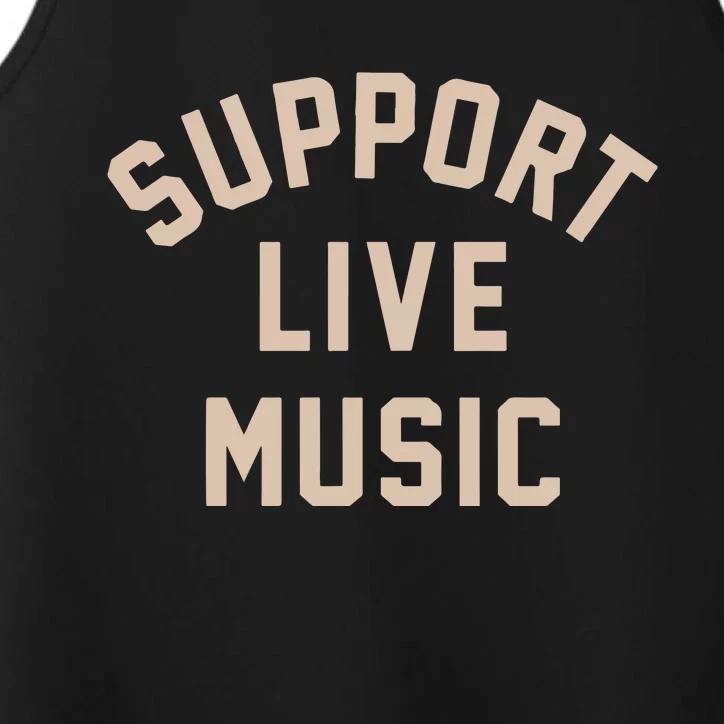 Support Live Music Performance Tank