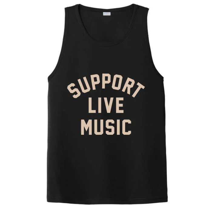 Support Live Music Performance Tank