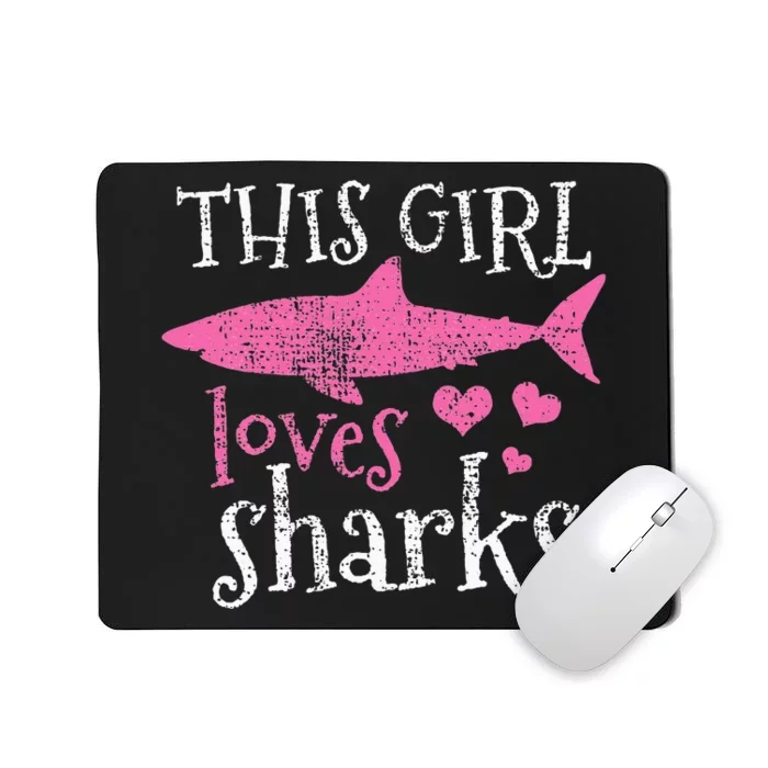 Shark Lover Marine Biologist Animal Vintage Gift Mousepad