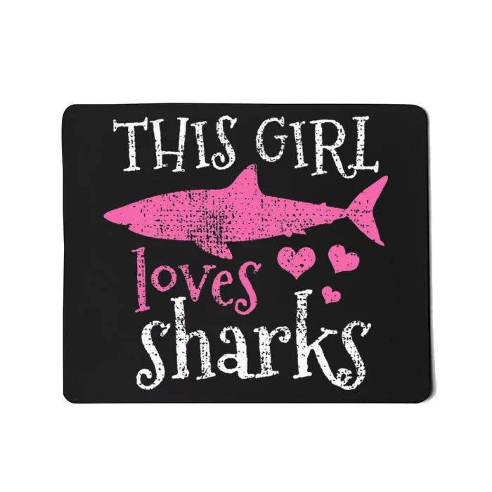 Shark Lover Marine Biologist Animal Vintage Gift Mousepad