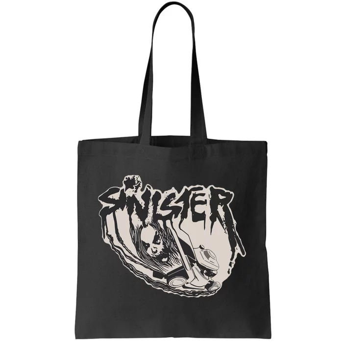 Sinister Lawn Mower White Tote Bag