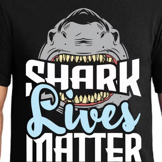 Shark Lives Matter Wildlife Marine Biologist Shark Lovers Pajama Set