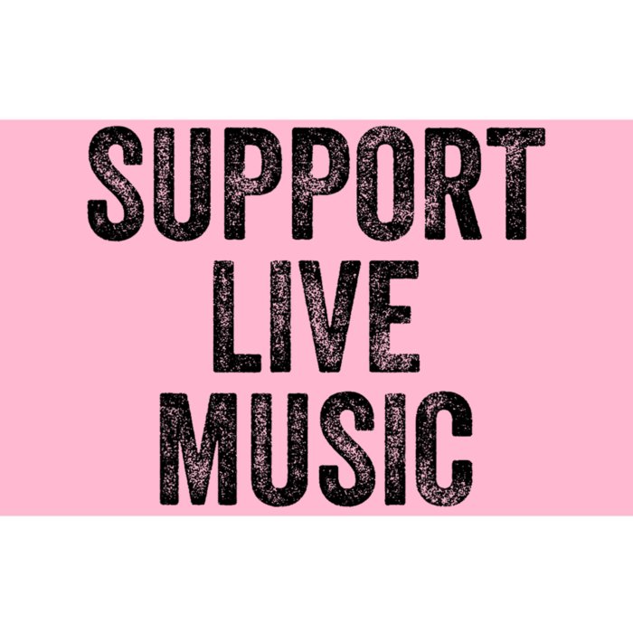 Support Live Music Concert Music Band Lover Live Bumper Sticker