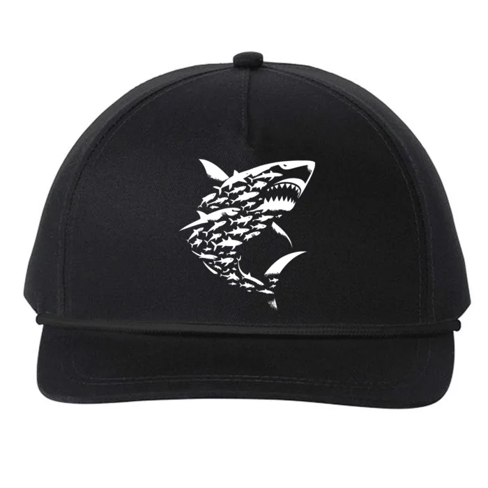 Shark Lover Marine Biology Animal Science Sharks Snapback Five-Panel Rope Hat