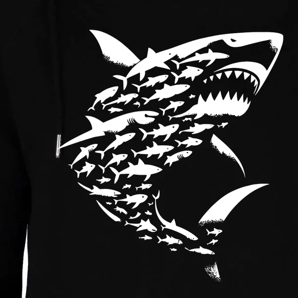 Shark Lover Marine Biology Animal Science Sharks Womens Funnel Neck Pullover Hood