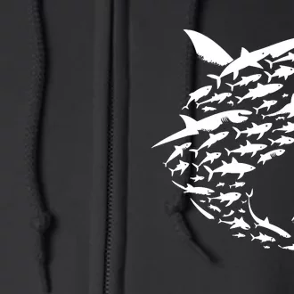 Shark Lover Marine Biology Animal Science Sharks Full Zip Hoodie