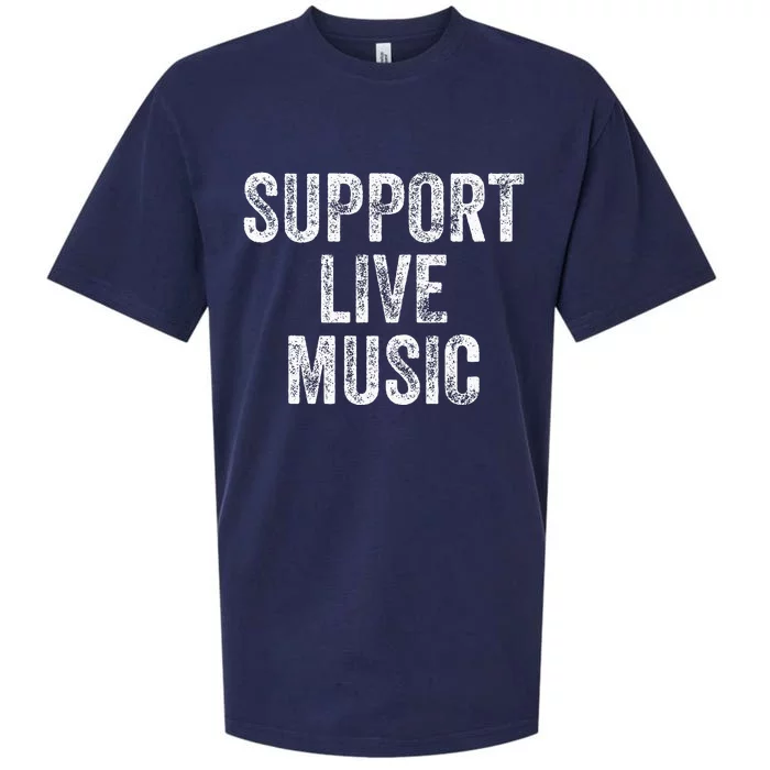 Support Live Music Concert Music Band Lover Live Sueded Cloud Jersey T-Shirt