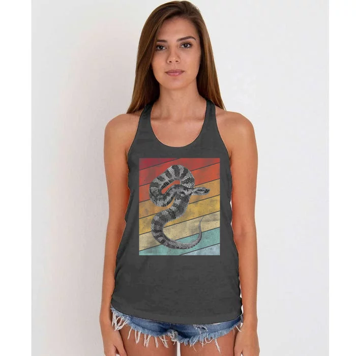 Snake Lover Men Snake Women's Knotted Racerback Tank