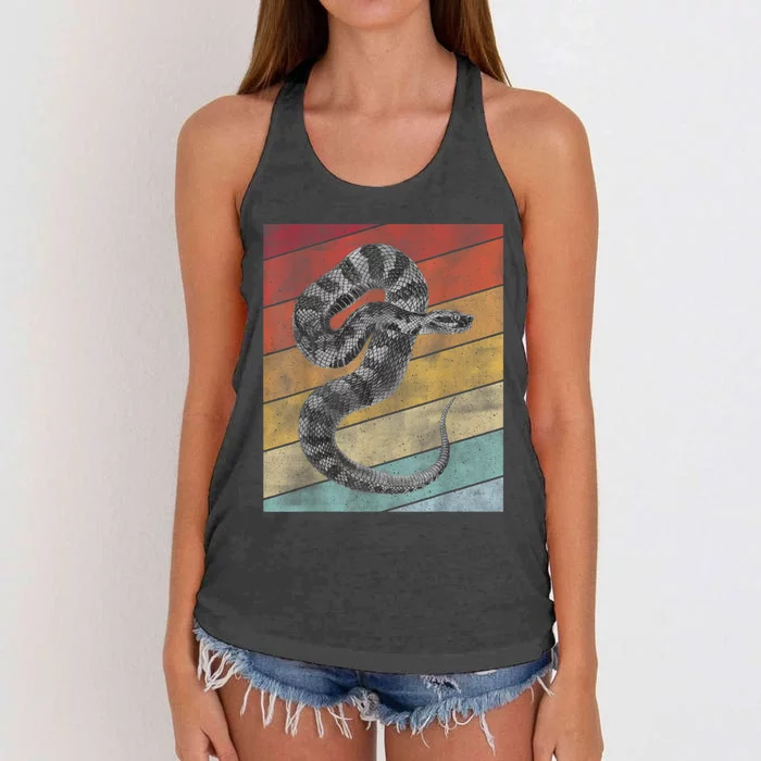 Snake Lover Men Snake Women's Knotted Racerback Tank