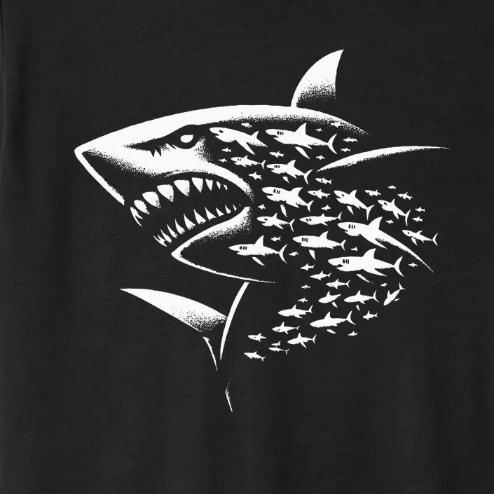 Sharks Lover Marine Biology Science Shark ChromaSoft Performance T-Shirt