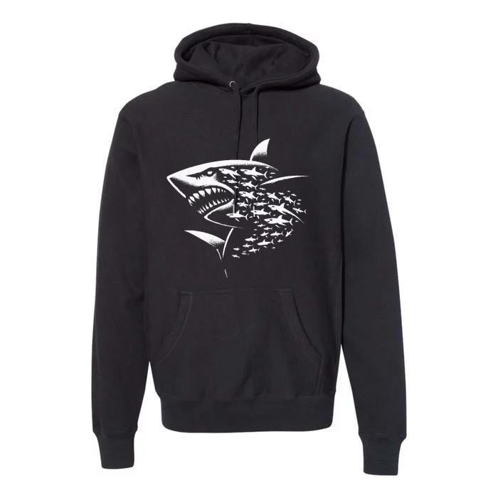 Sharks Lover Marine Biology Science Shark Premium Hoodie