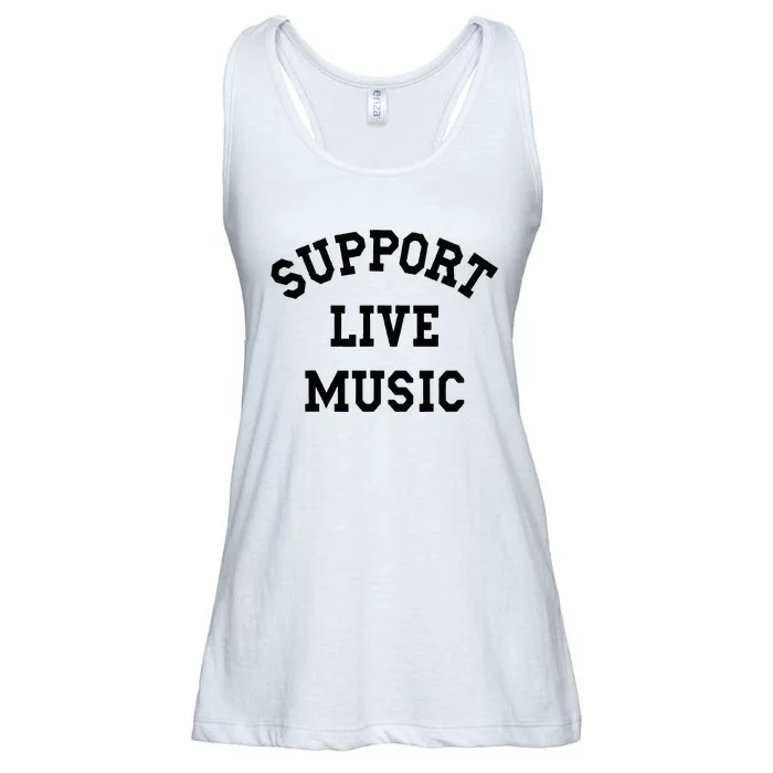 Support Live Music Local Bands Local Music Ladies Essential Flowy Tank